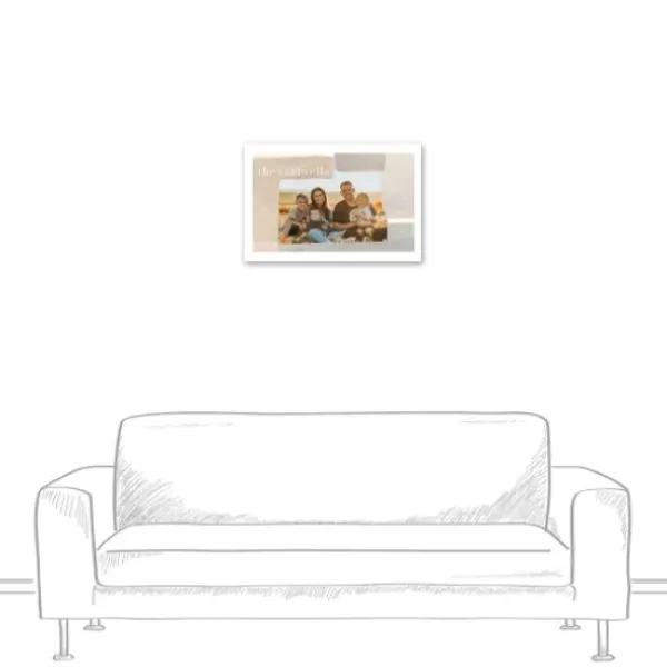 Wall Quotes & Signs-Kirkland's Home Personalized Neutral Watercolor Wall Plaque Tan/Gray/White