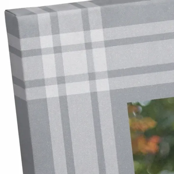 Wall Quotes & Signs-Kirkland's Home Personalized Plaid Photo Canvas Art Print Gray