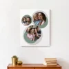 Wall Quotes & Signs-Kirkland's Home Personalized Sage Circle Photo Wall Plaque White/Gray/Green