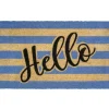 Kitchen & Floor Mats-Kirkland's Home Personalized Simple Circle Monogram Floor Mat Brown/Black
