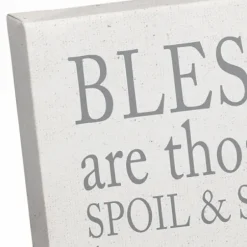 Wall Quotes & Signs-Kirkland's Home Personalized Those Grandparents Canvas Wall Plaque White/Gray