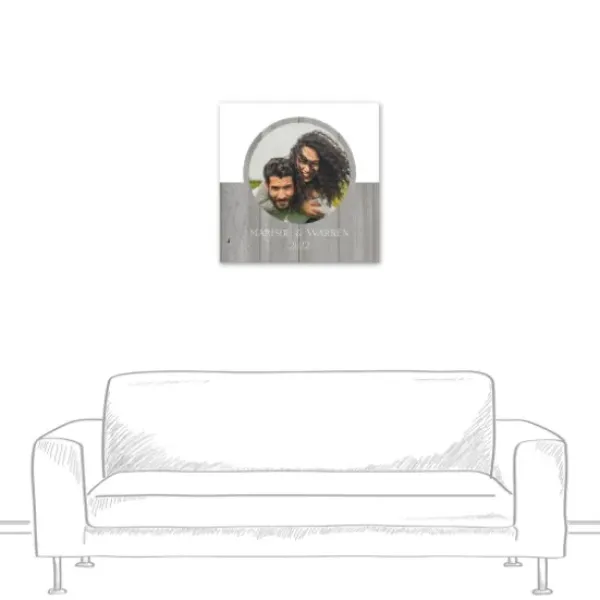 Wall Quotes & Signs-Kirkland's Home Personalized Two Tone Charcoal Plank Wall Plaque Gray/White