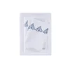 Bed Sheets-Kirkland's Home Petal Blossom Hem Microfiber 4-Pc. King Sheet Set White/Blue