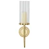 Sconces-Kirkland's Home Pierre Polished Stem Sconce Gold
