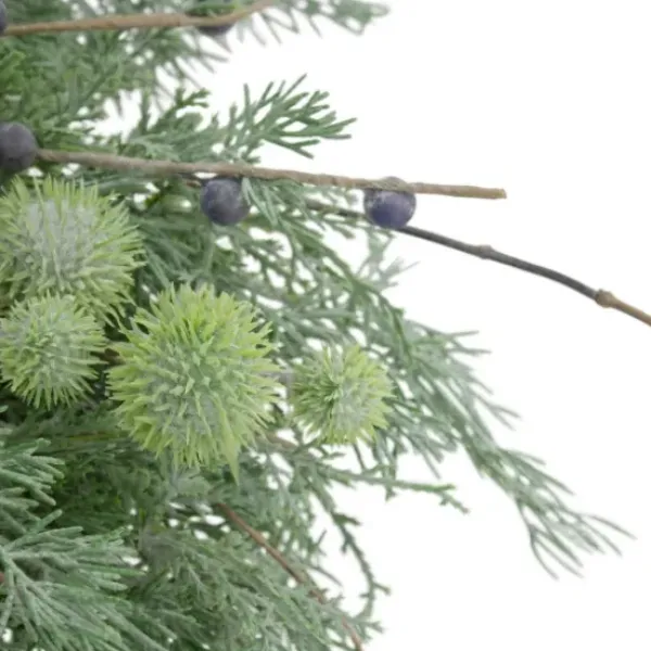 Wreaths-Kirkland's Home Pine And Blueberry Wreath Green
