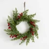 Wreaths-Kirkland's Home Pine And Red Berry Mini Wreath Green/Red