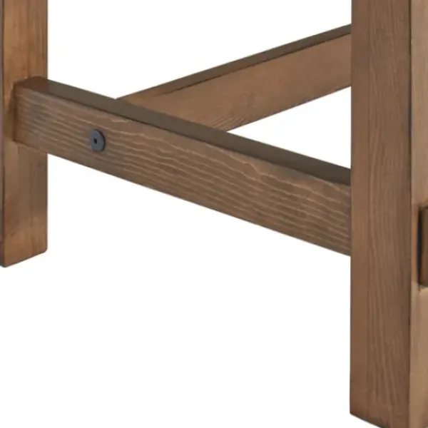 Office Furniture-Kirkland's Home Pine Distressed Wooden Desk