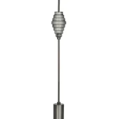 Floor Lamps-Kirkland's Home Pinnacle Metal And Glass Floor Lamp Gray