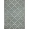Outdoor Rugs-Kirkland's Home Placid Portico Sun Shower Outdoor Area Rug, 5X8 Blue/Ivory