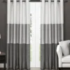 Curtains & Drapes-Kirkland's Home Plum Absolute Blackout Curtain Panel Set, 84 In. Purple