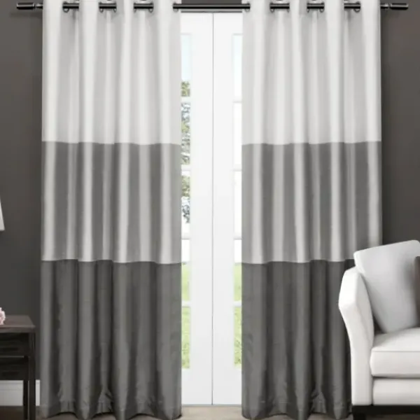 Curtains & Drapes-Kirkland's Home Plum Absolute Blackout Curtain Panel Set, 84 In. Purple