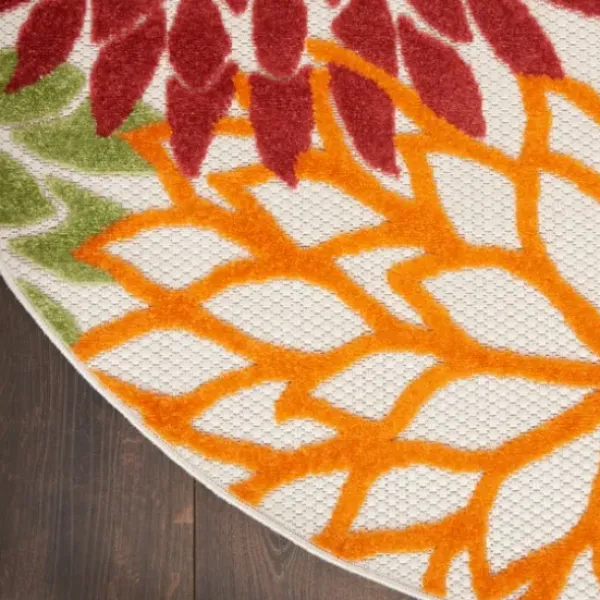 Outdoor Rugs-Kirkland's Home Polyester Cross Stripe Outdoor Area Rug Blue