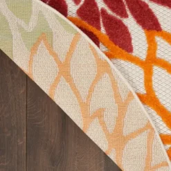 Outdoor Rugs-Kirkland's Home Polyester Cross Stripe Outdoor Area Rug Blue