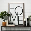 Wall Quotes & Signs-Kirkland's Home Popped Letter Home Plaque Black/White/Brown