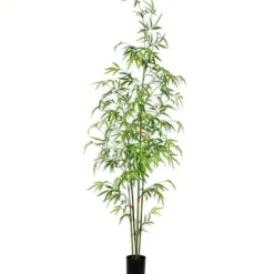 Trees & Topiaries-Kirkland's Home Potted Bamboo Tree, 5 Ft.