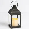 Lanterns-Kirkland's Home Pre-Lit Antique Bronze Ring Led Lantern Brown