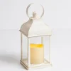 Lanterns-Kirkland's Home Pre-Lit Antique Ring Led Lantern White