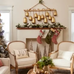 Arrangements & Greenery-Kirkland's Home Pre-Lit Pinecone Branch Holiday Garland White/Green