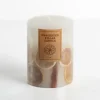 Candles-Kirkland's Home Pressed Citrus Unscented Pillar Candle, 3X4 In. White