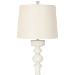 Floor Lamps-Kirkland's Home Prussia White Floor Lamp Ivory