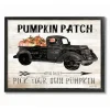 Wall Quotes & Signs-Kirkland's Home Pumpkin Patch Black Truck Framed Giclee Art Print Ivory/Black