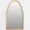 Framed Mirrors-Kirkland's Home Quatrefoil Arch Wood Framed Mirror