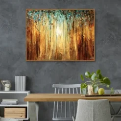 Canvas Art-Kirkland's Home Ray Of Light Framed Canvas Art Print Gold