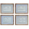 Wall Quotes & Signs-Kirkland's Home Recipe Card Wall Plaques, Set Of 4 Blue/White