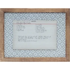 Wall Quotes & Signs-Kirkland's Home Recipe Card Wall Plaques, Set Of 4 Blue/White