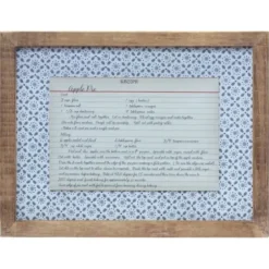 Wall Quotes & Signs-Kirkland's Home Recipe Card Wall Plaques, Set Of 4 Blue/White
