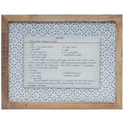 Wall Quotes & Signs-Kirkland's Home Recipe Card Wall Plaques, Set Of 4 Blue/White