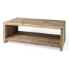 Coffee Tables-Kirkland's Home Reclaimed Natural Wood Distressed Coffee Table