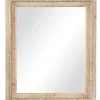 Decorative Mirrors-Kirkland's Home Rectangle Distressed Beaded Wall Mirror