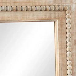 Decorative Mirrors-Kirkland's Home Rectangle Distressed Beaded Wall Mirror