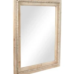 Decorative Mirrors-Kirkland's Home Rectangle Distressed Beaded Wall Mirror