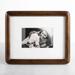 Picture Frames-Kirkland's Home Rectangle Floating Picture Frame Stand, 4X6 Black