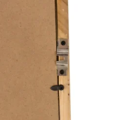 Decorative Mirrors-Kirkland's Home Rectangle Light Brown Wood Wall Mirror