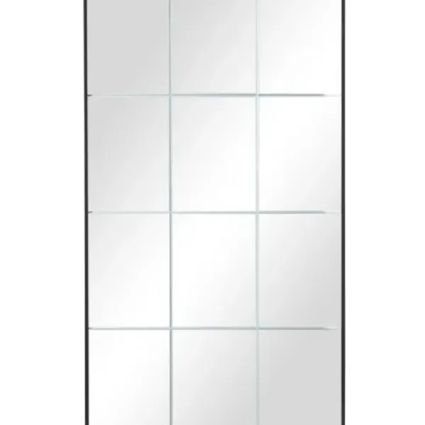 Decorative Mirrors-Kirkland's Home Rectangular Windowpane Grid Mirror, 23X40 In.