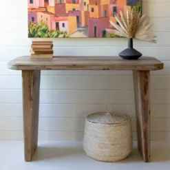 Console Tables-Kirkland's Home Recycled Wood Console Table Brown