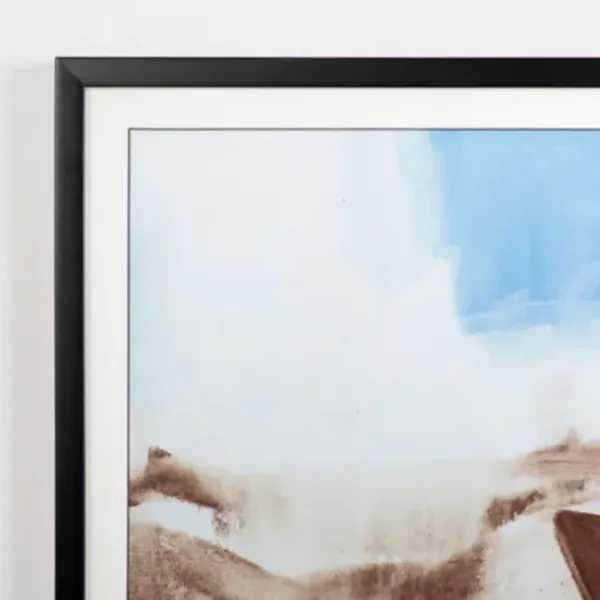 Framed Art-Kirkland's Home Regeneration Abstract Framed Art Print Blue/Brown