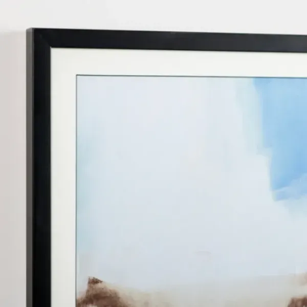 Framed Art-Kirkland's Home Regeneration Abstract Framed Art Print Blue/Brown