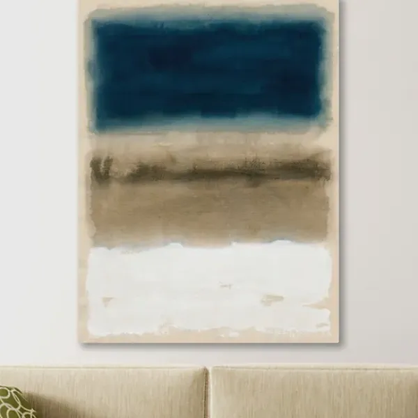 Canvas Art-Kirkland's Home Resplendent Giclee Canvas Art Print Blue/Brown/White