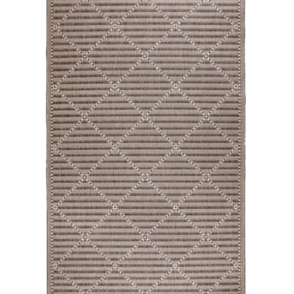 Outdoor Rugs-Kirkland's Home Reverse Arrows Outdoor Area Rug, 5X7 Gray