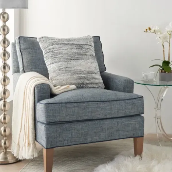 Pillows-Kirkland's Home Ribbon Loops Pillow Gray