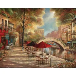Canvas Art-Kirkland's Home Riverwalk Charm Canvas Art Print By Ruane Manning Multi