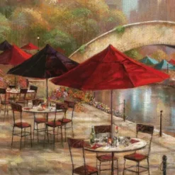 Canvas Art-Kirkland's Home Riverwalk Charm Canvas Art Print By Ruane Manning Multi
