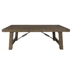Coffee Tables-Kirkland's Home Roane Gray Reclaimed Pine Coffee Table