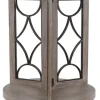 Accent & End Tables-Kirkland's Home Roberta Wood Decorative Metal Accent Table Gray