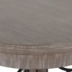 Accent & End Tables-Kirkland's Home Roberta Wood Decorative Metal Accent Table Gray