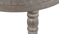 Accent & End Tables-Kirkland's Home Roberta Wood Decorative Metal Accent Table Gray
